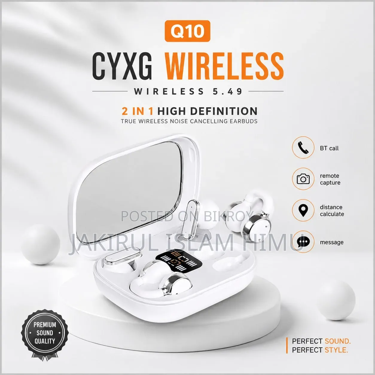Q10 Hifi Stereo Sports Earbuds