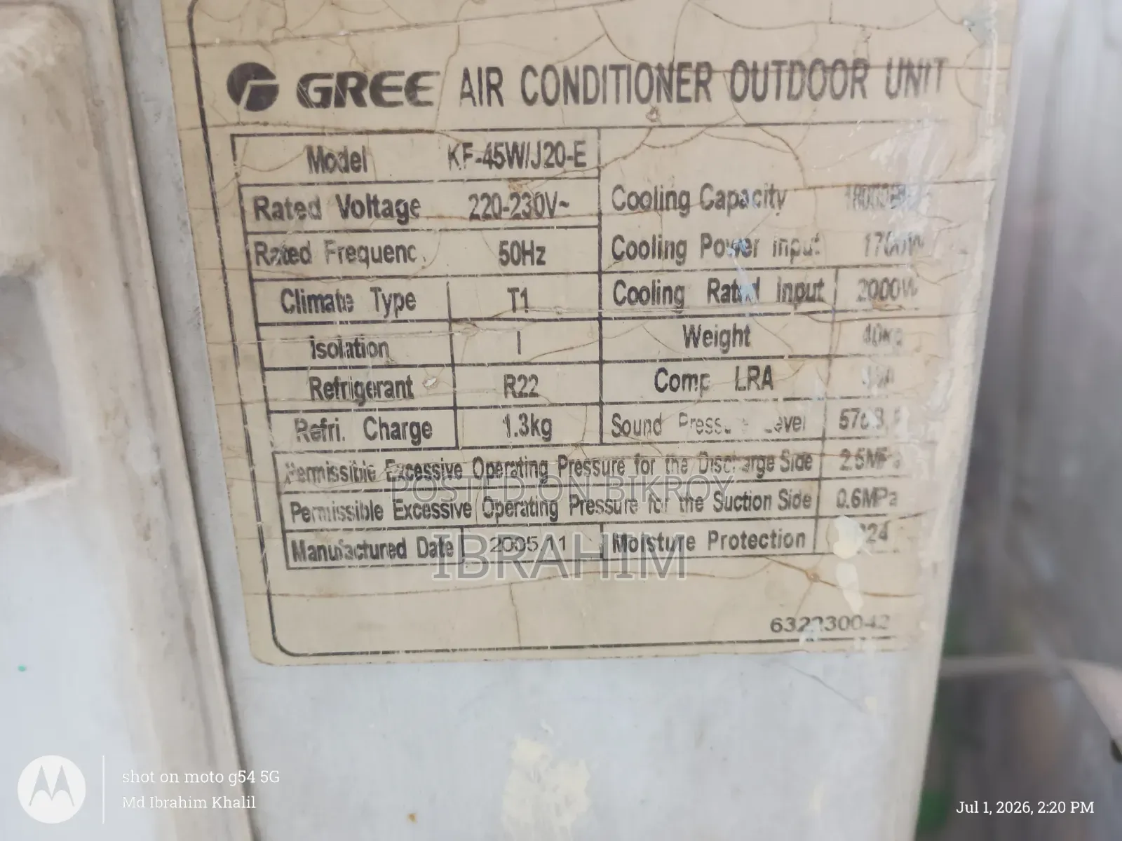 Used AC for sale