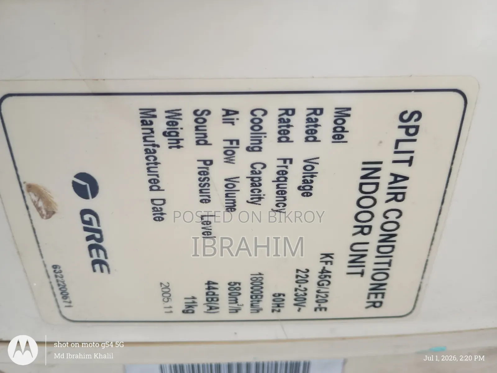 Used AC for sale