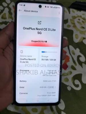 OnePlus Nord CE 3 Lite 5G 128 GB Black