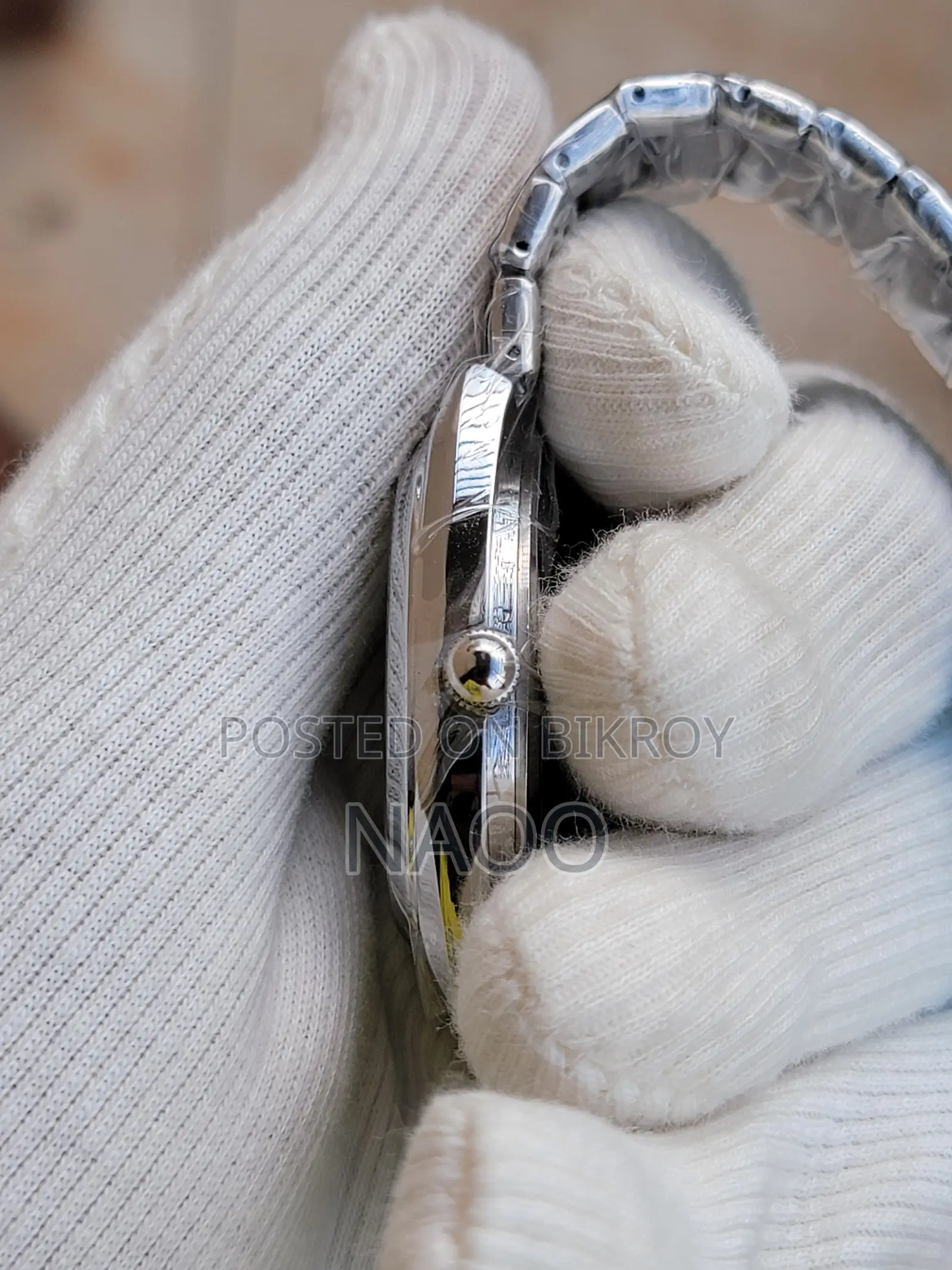 Skmei Quartz Men's Watch Silver Stainless Steel Strap With White Dial