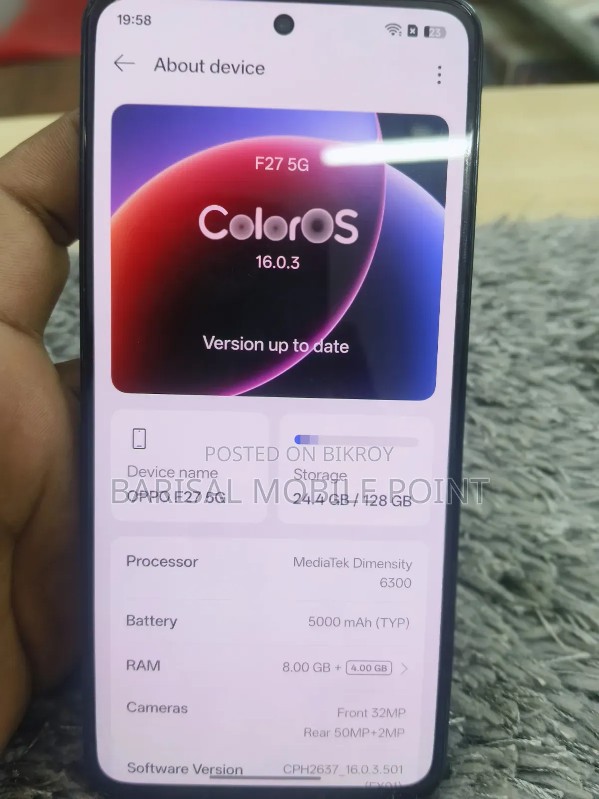 Oppo F27 128 GB Green