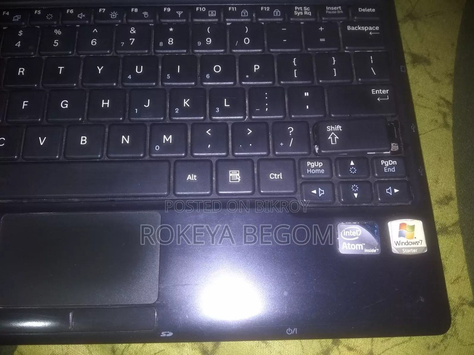 Laptop Samsung N150 2GB Intel Atom HDD 256GB