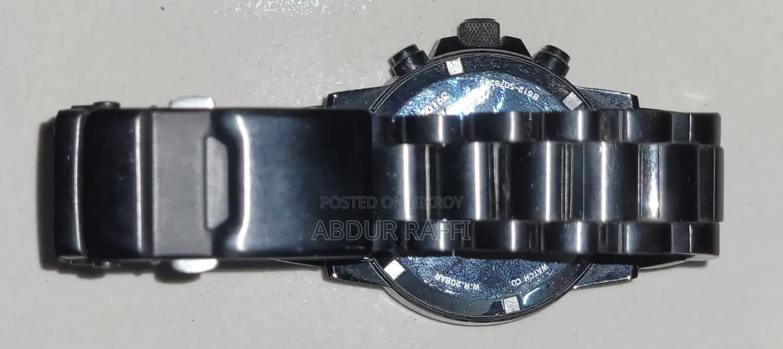 Citizen Nighthawk Stealth Watch With Ecodrive Chronograph Movement