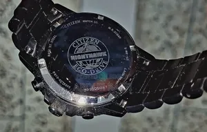 Citizen Nighthawk Stealth Watch With Ecodrive Chronograph Movement