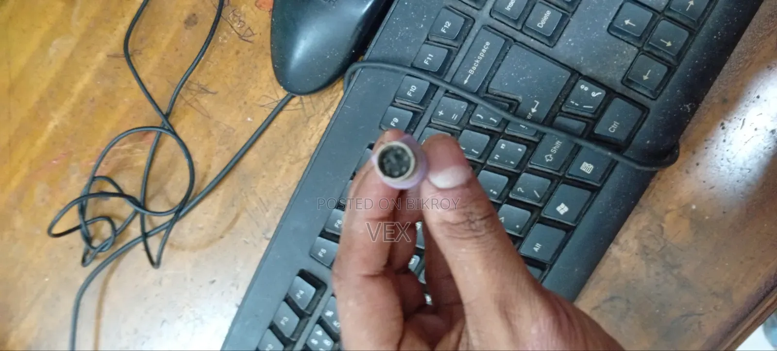 Desktop Computer's Keyboard and Mouse