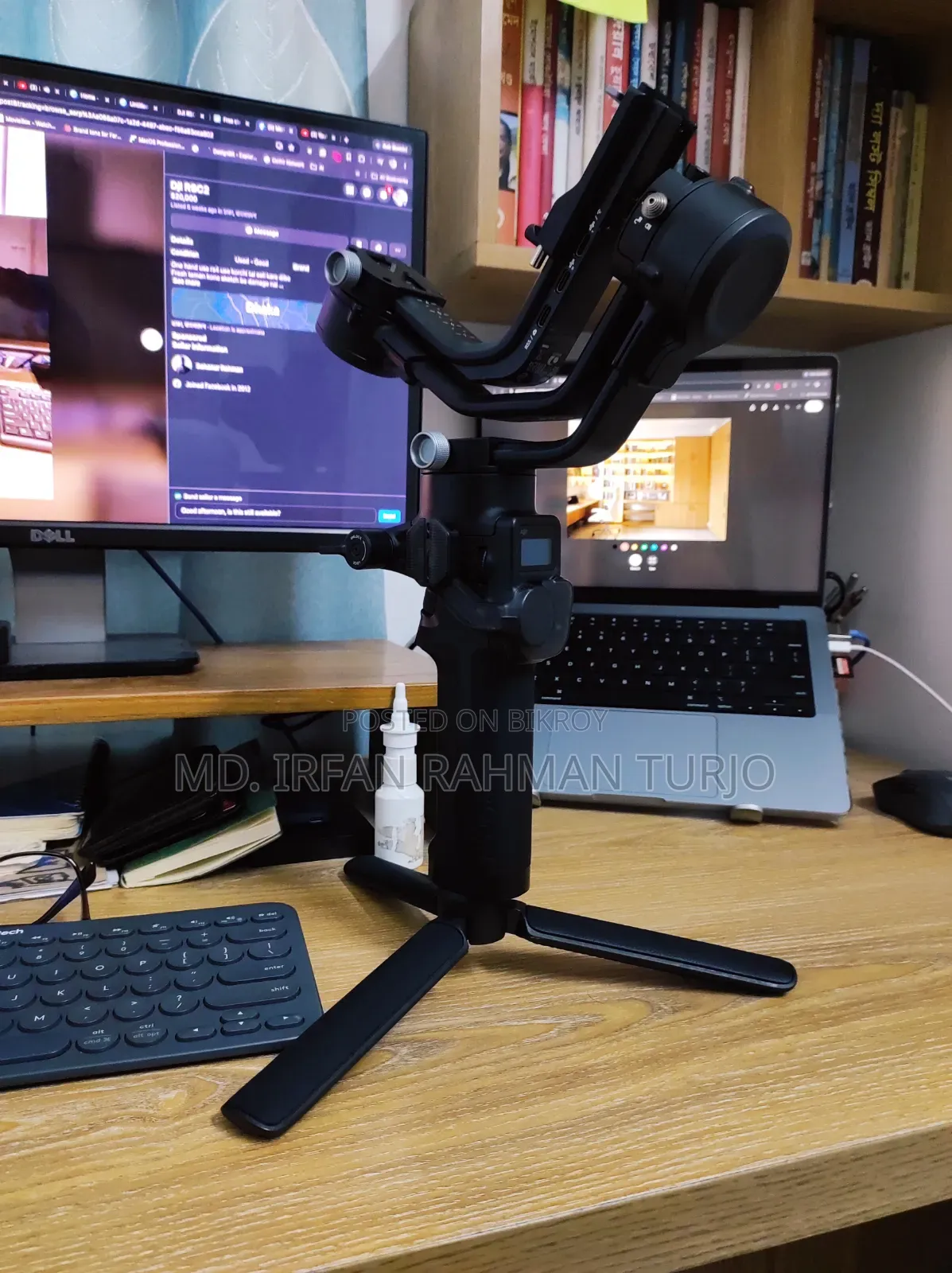 Dji RSC 2 ৩-অক্ষ বিশিষ্ট জিম্বাল স্ট্যাবিলাইজার — ফুল বক্স, চমৎকার কন্ডিশন