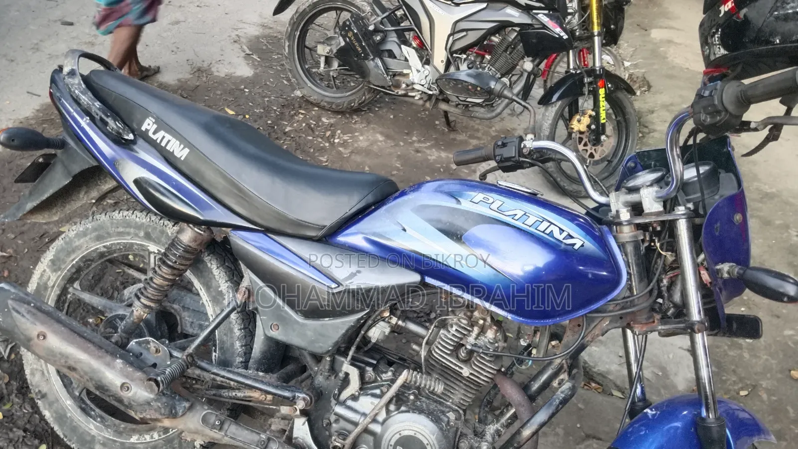 Bajaj Platina 100 2012 Blue