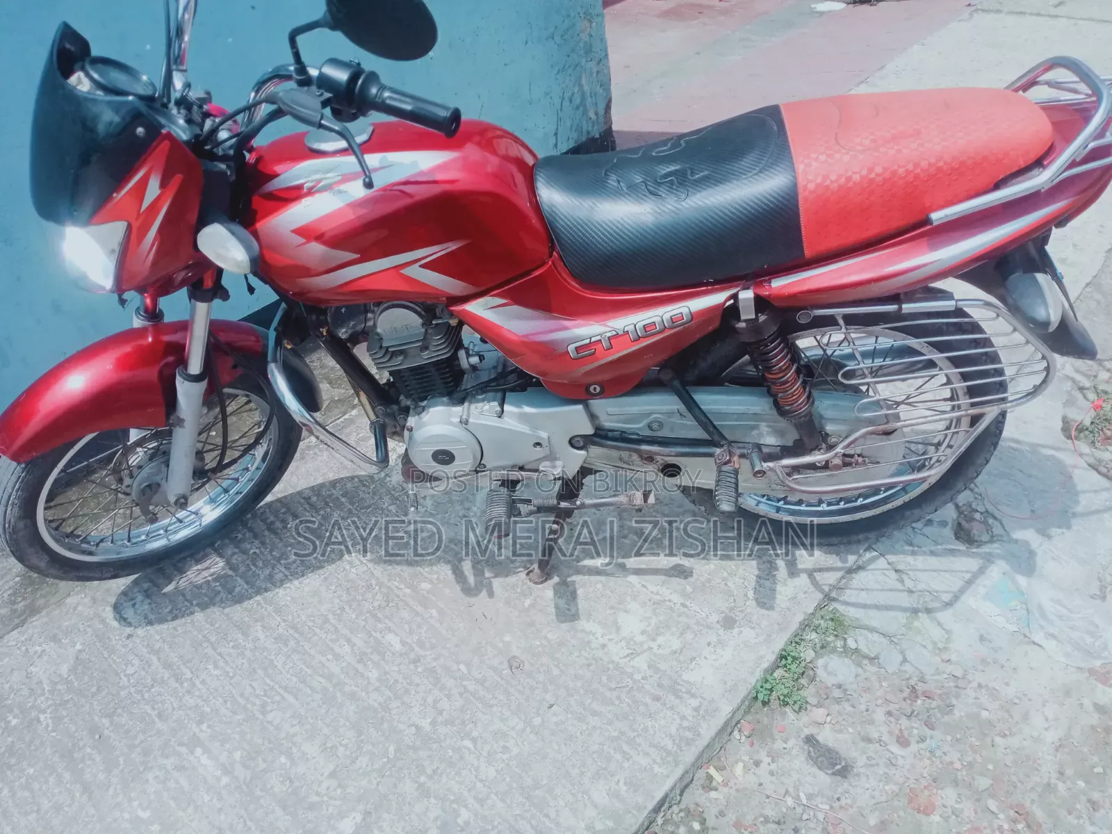 Bajaj CT 100 2012 Red