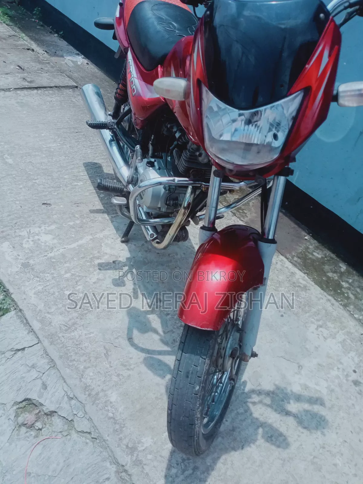 Bajaj CT 100 2012 Red