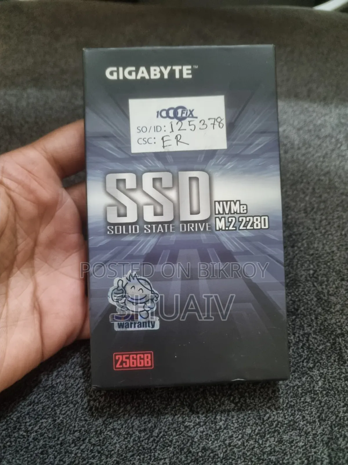 256GB NVMe SSD | Gigabyte | Windows Installed