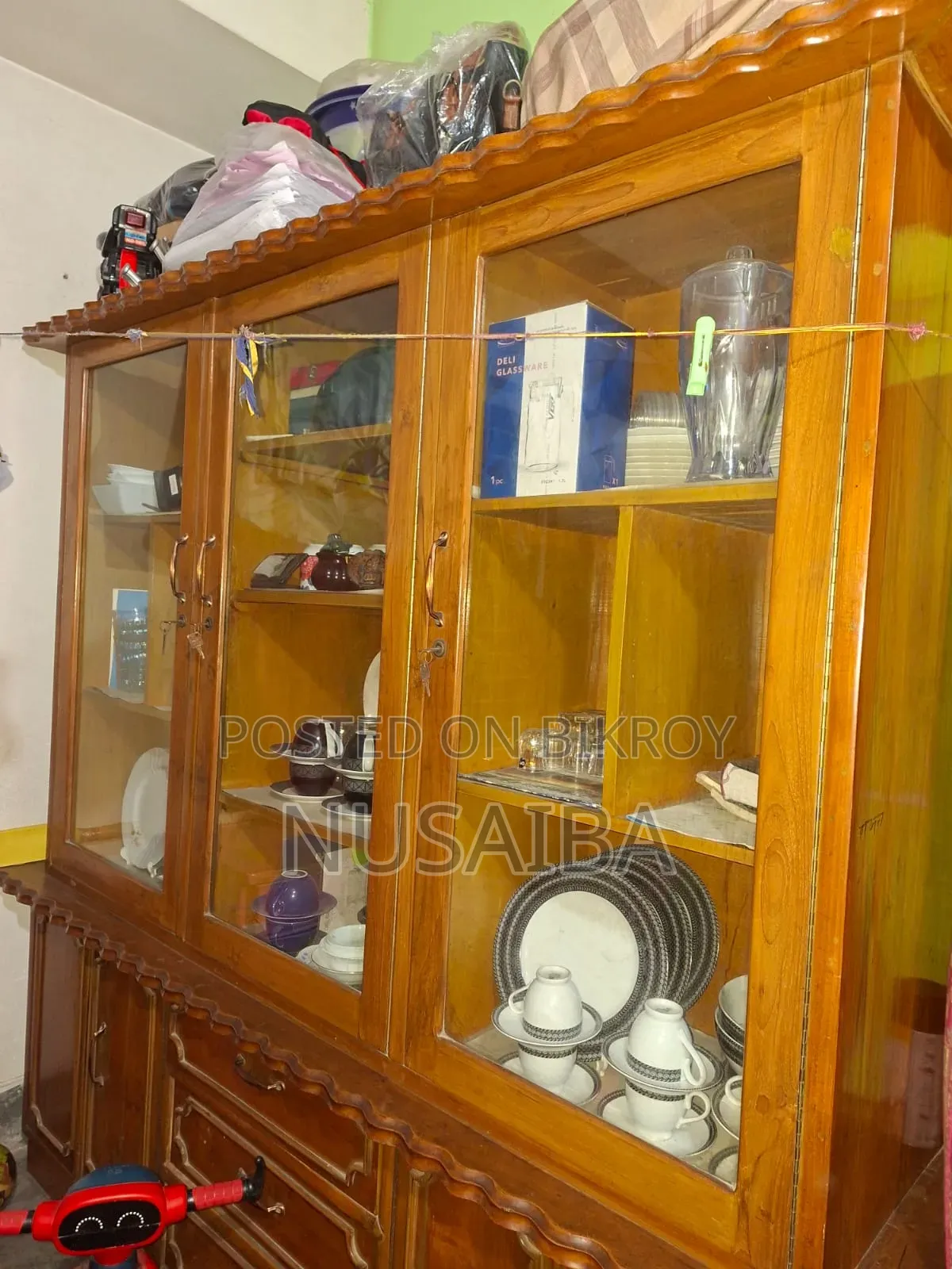 Teak Wood Showcase