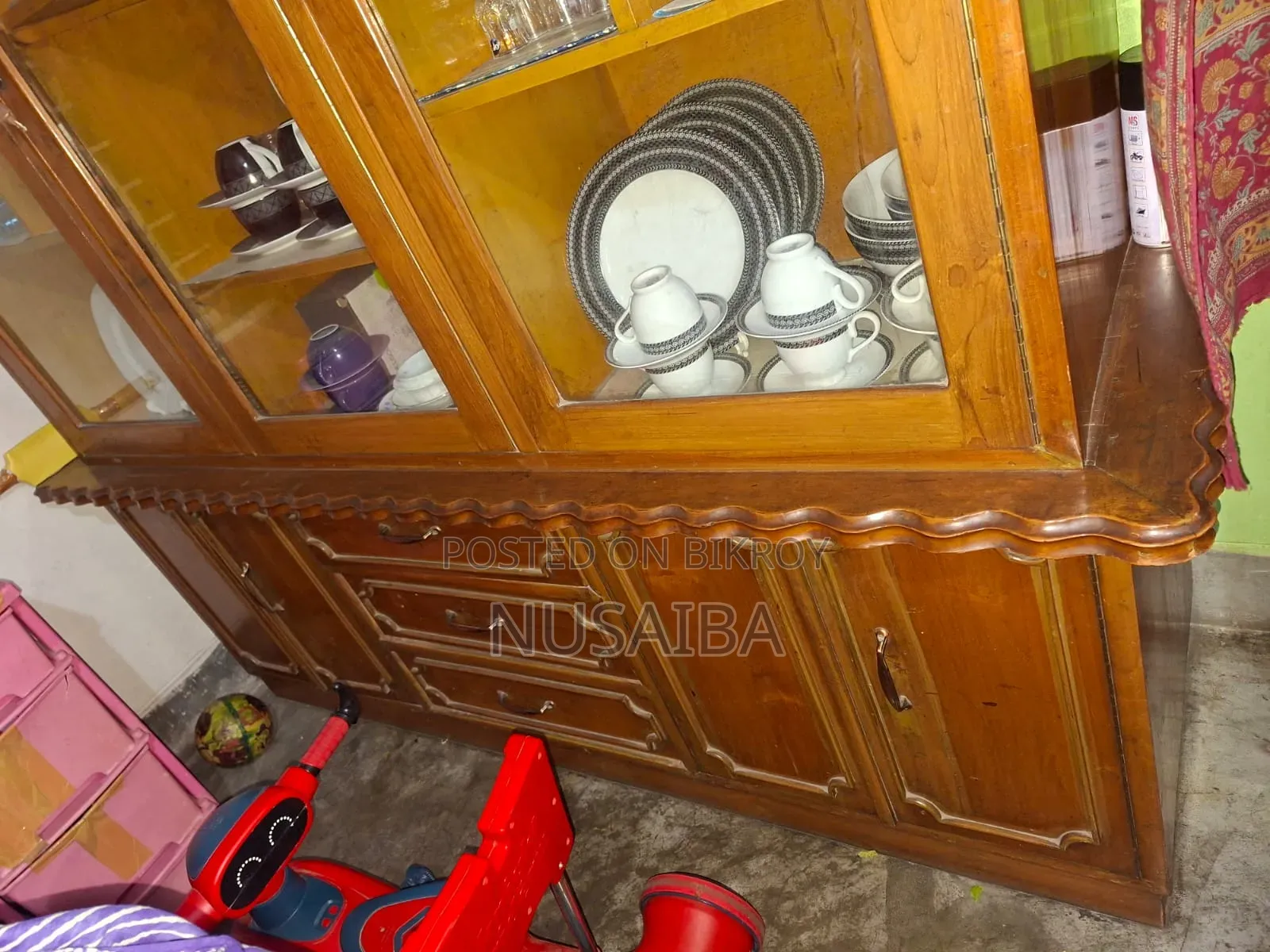 Teak Wood Showcase