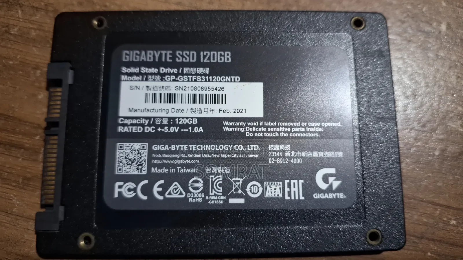 Gigabyte SSD 120GB