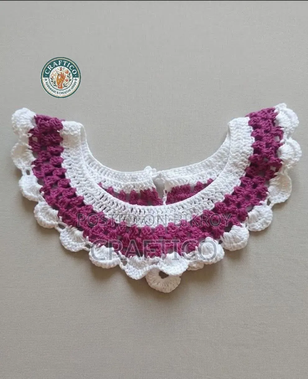 Crochet Neckline for Women's Dresses