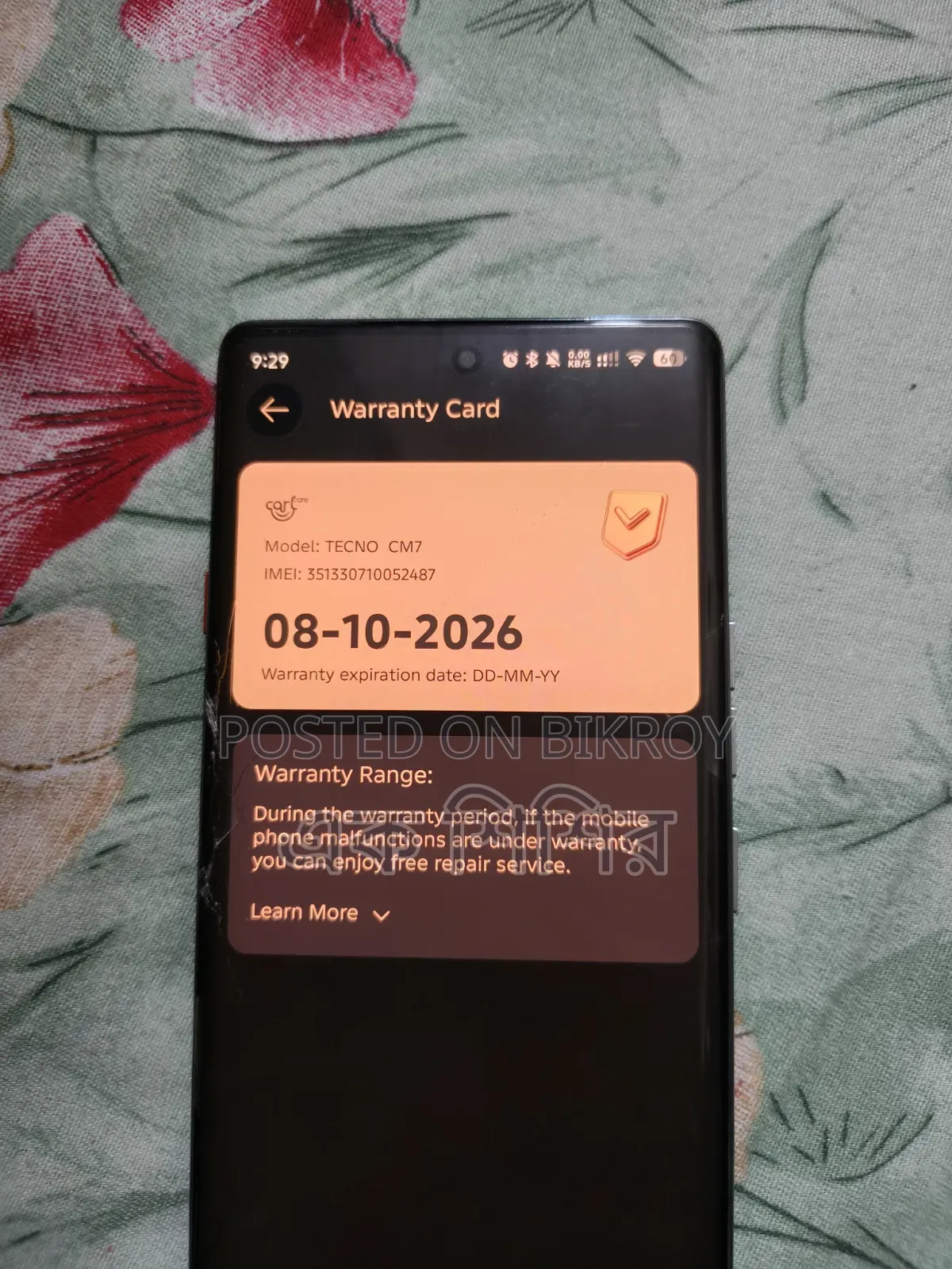 Tecno Camon 40 Pro 5G 256 GB Blue