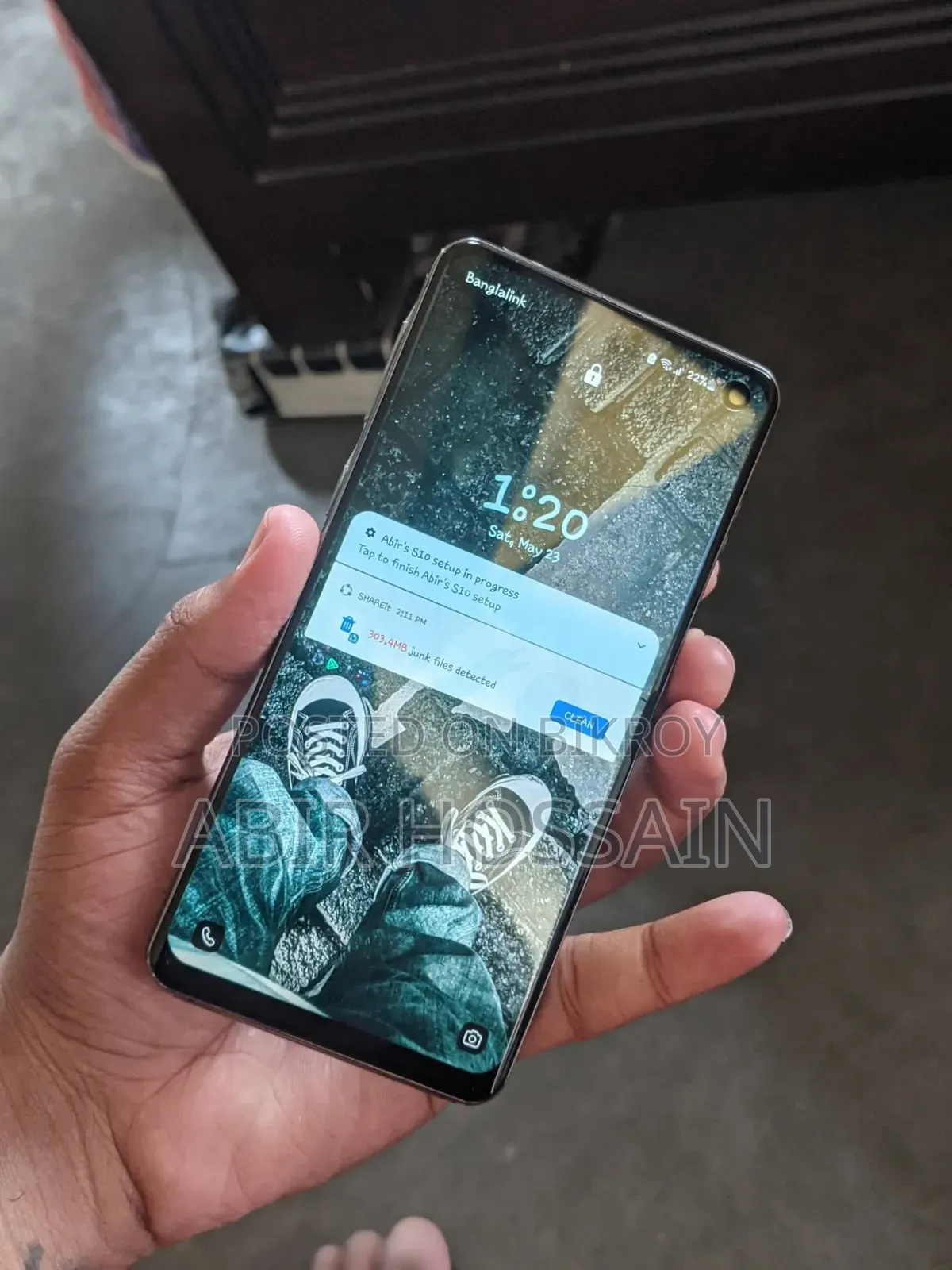 স্যামসাং গ্যালাক্সি এস১০ ১২৮ জিবি ব্লু