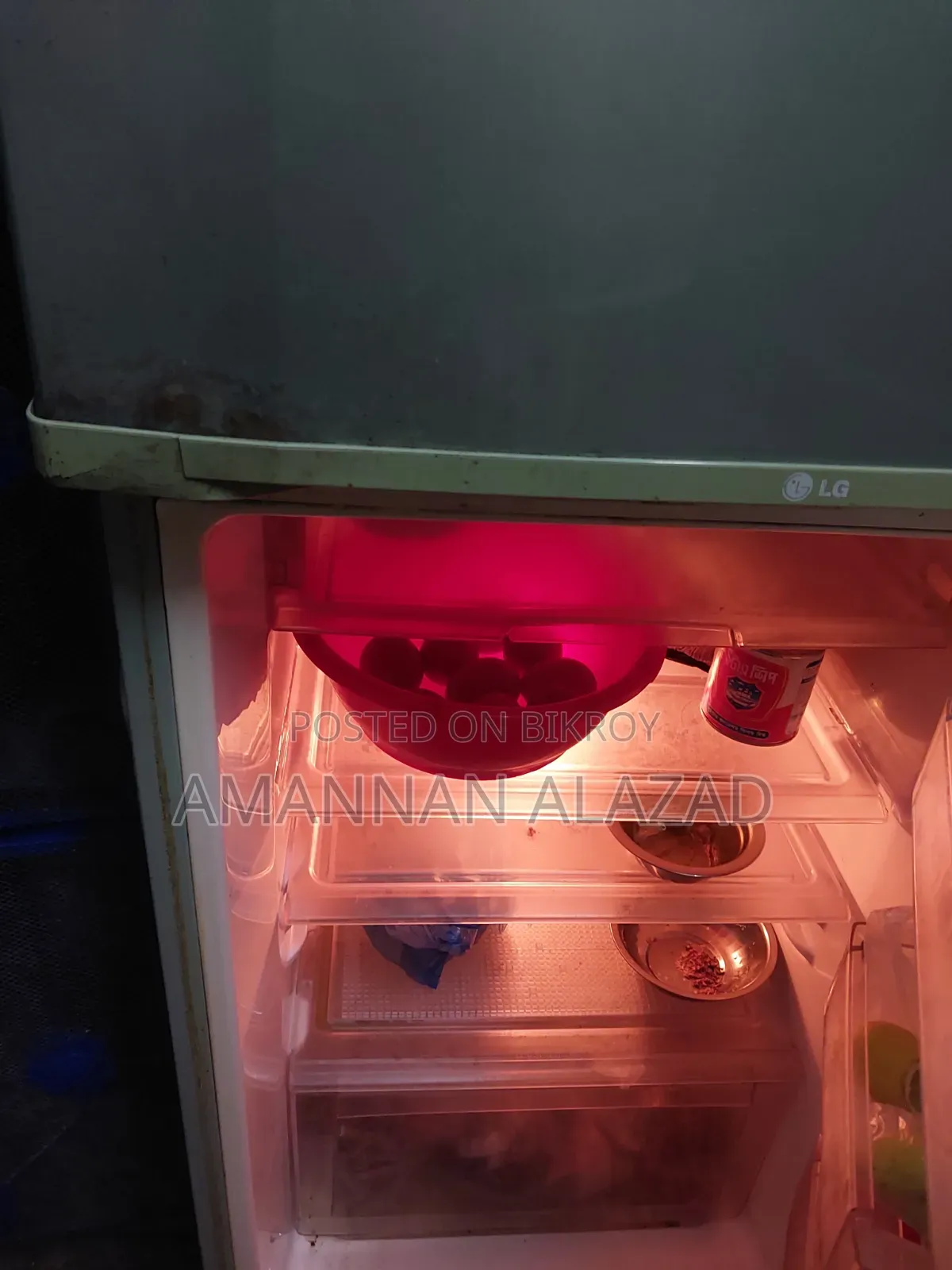 Used running fridge