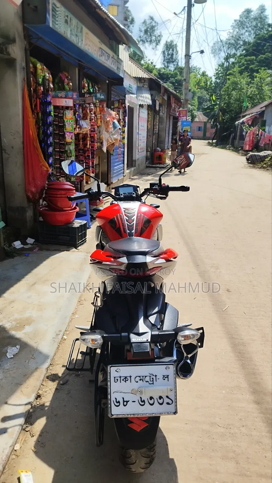 Suzuki Gixxer Fi ABS 2024 Orange