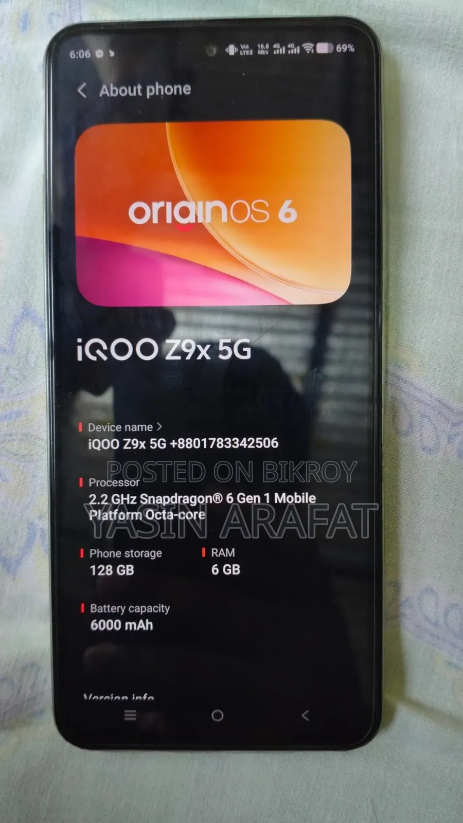 New Vivo iQOO Z9x 128 GB Bronze