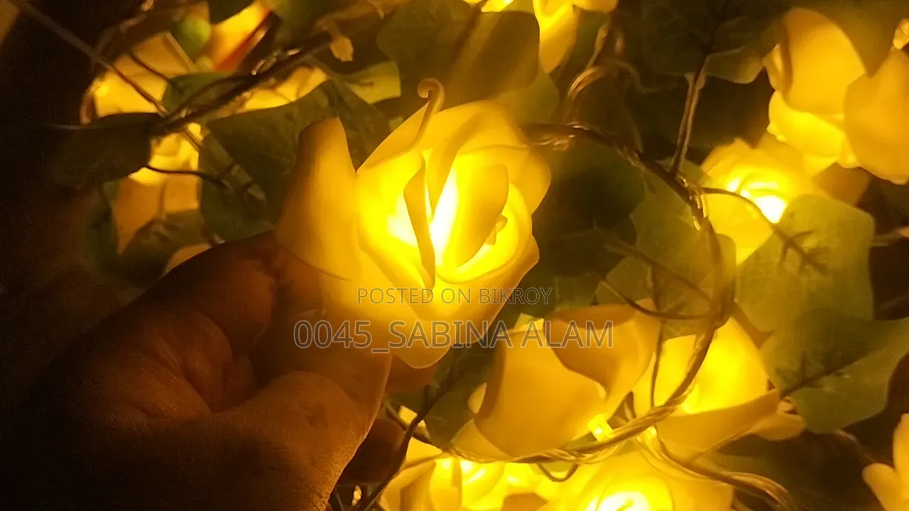 Rose Leaf String Light