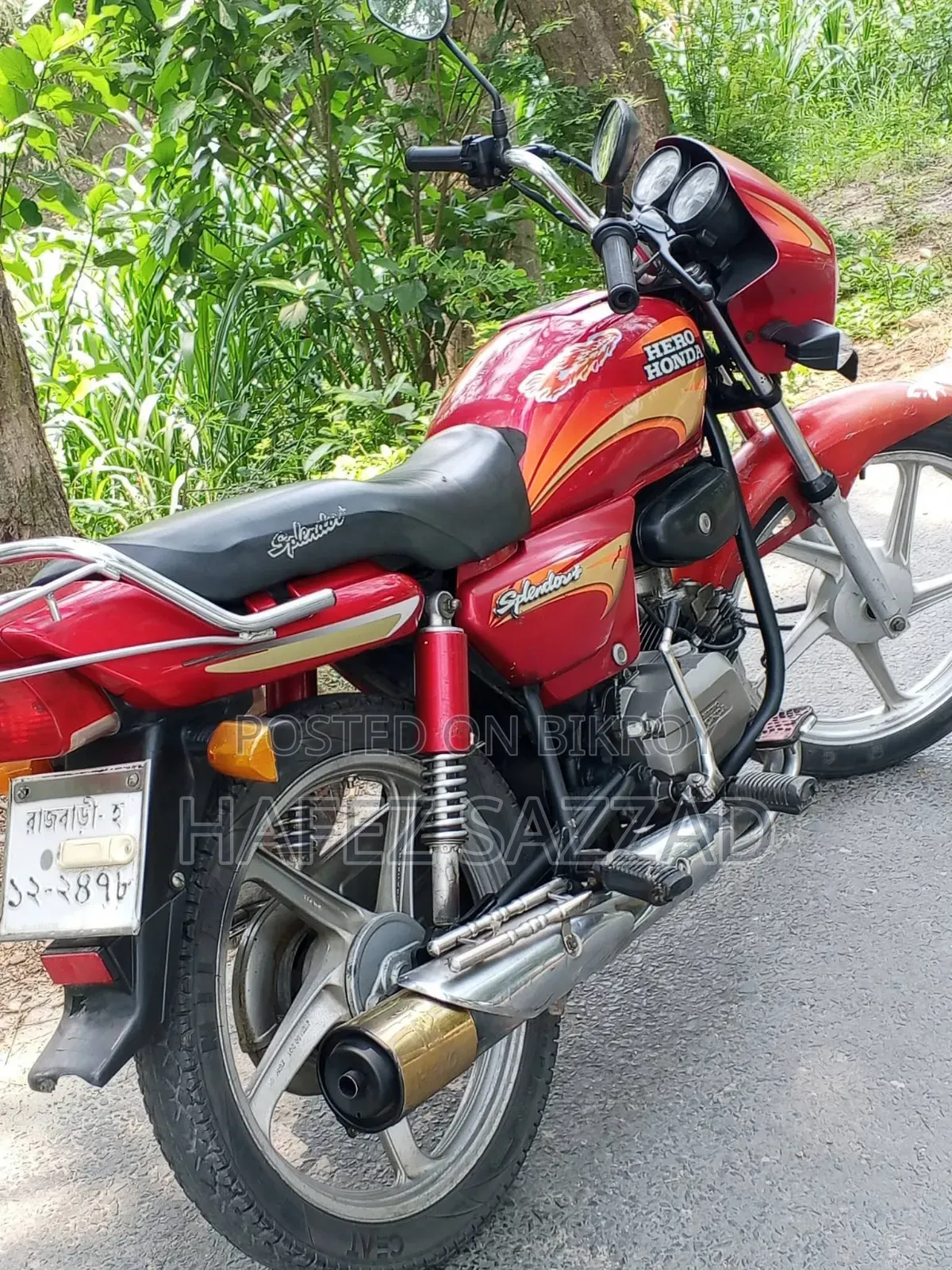 Hero Splendor Plus Sports 2014 Red