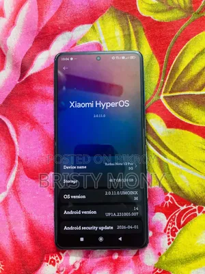 নতুন শাওমি রেডমি নোট ১২ প্রো ৫জি ১২৮ জিবি ব্লু