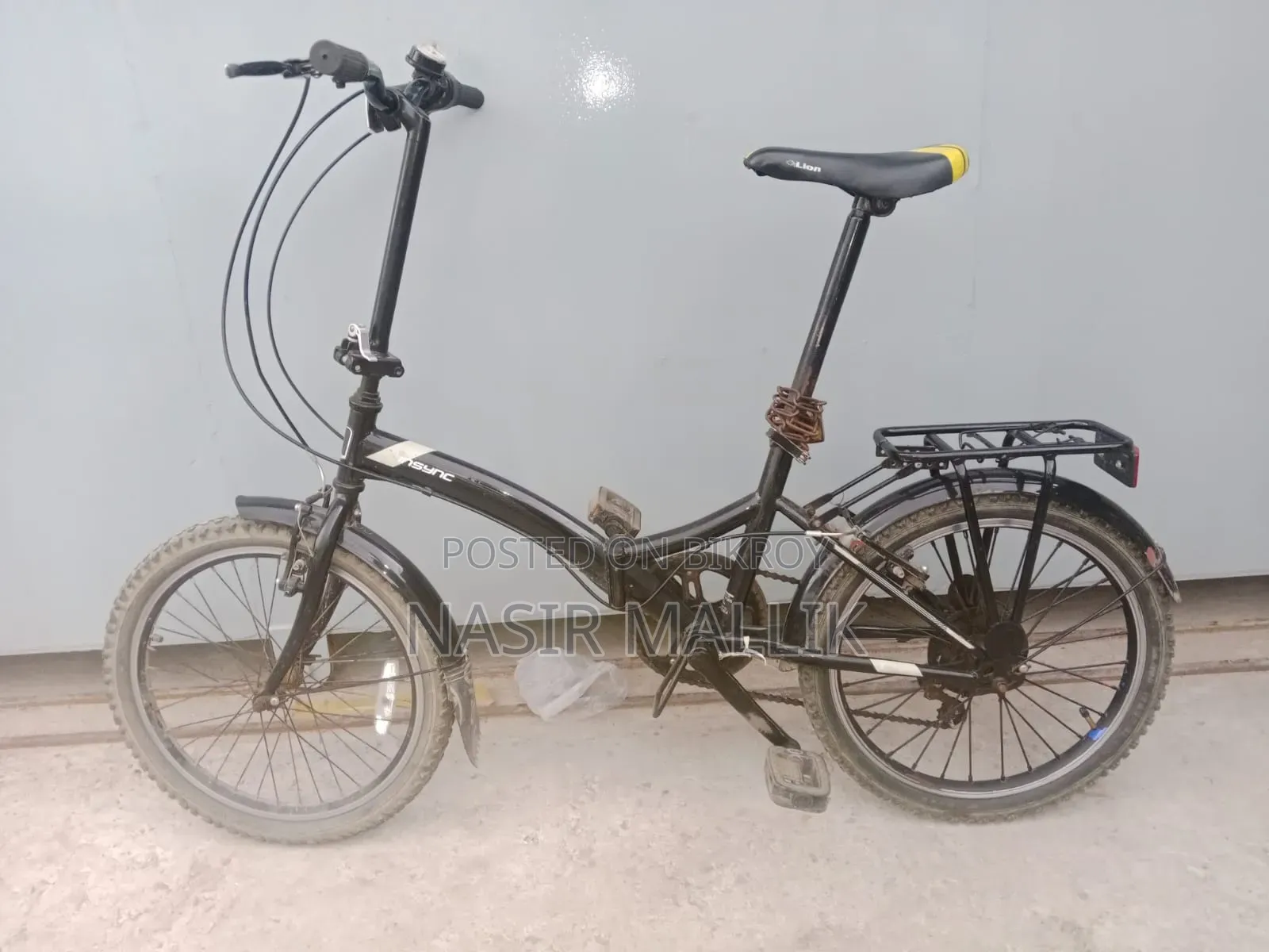 The bicycle will be sold