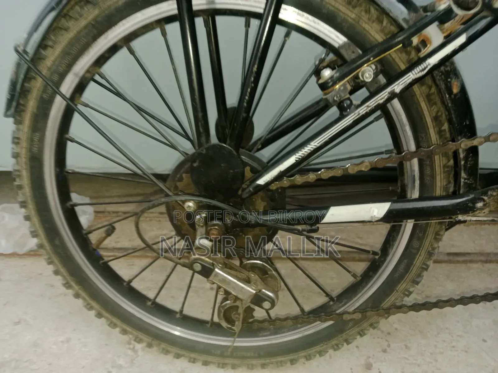 The bicycle will be sold