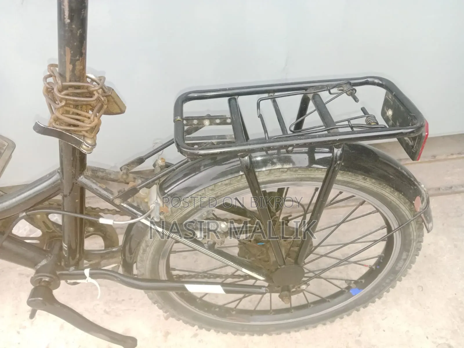 The bicycle will be sold