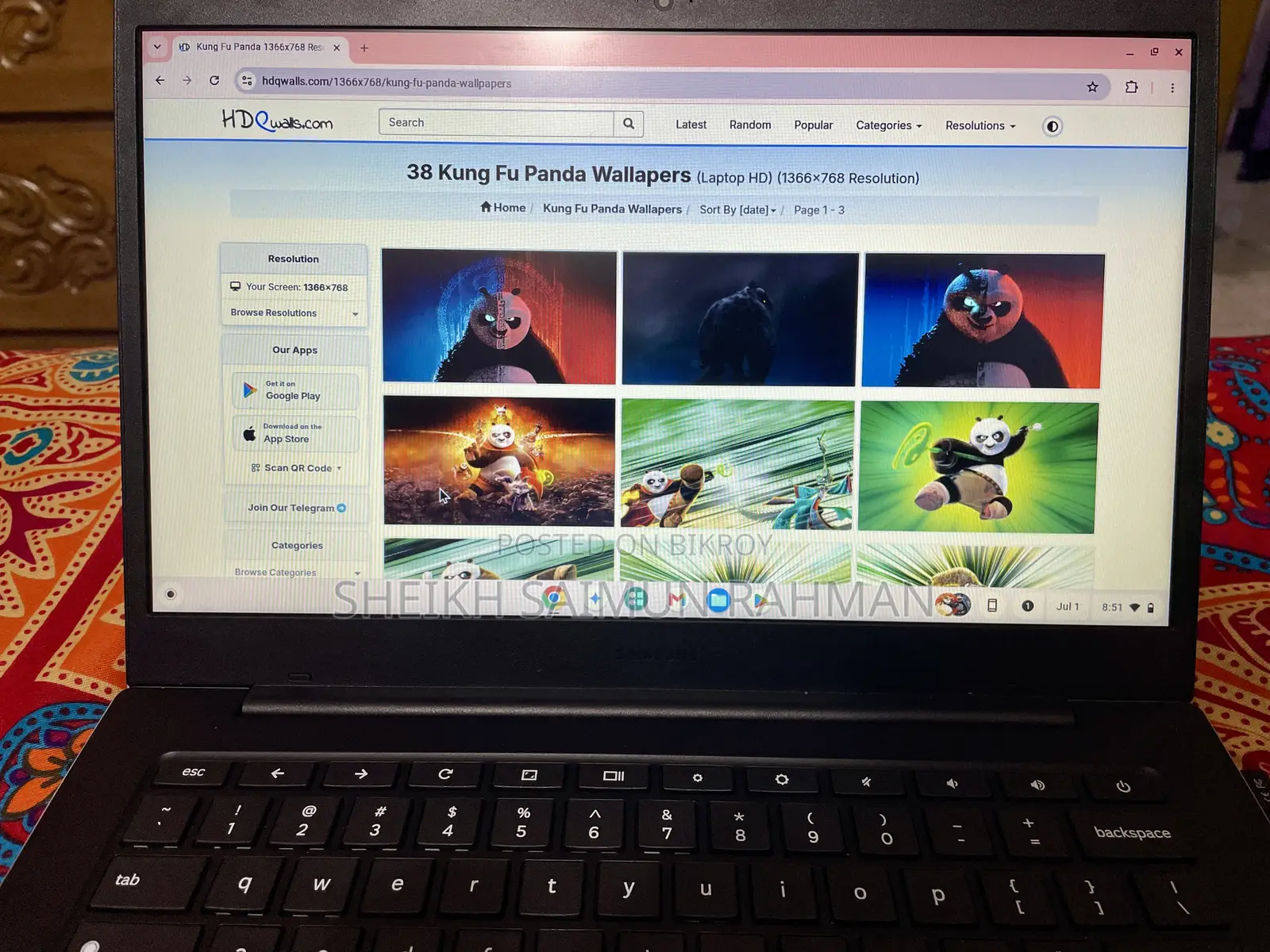 New Laptop Samsung 4GB eMMC 128GB