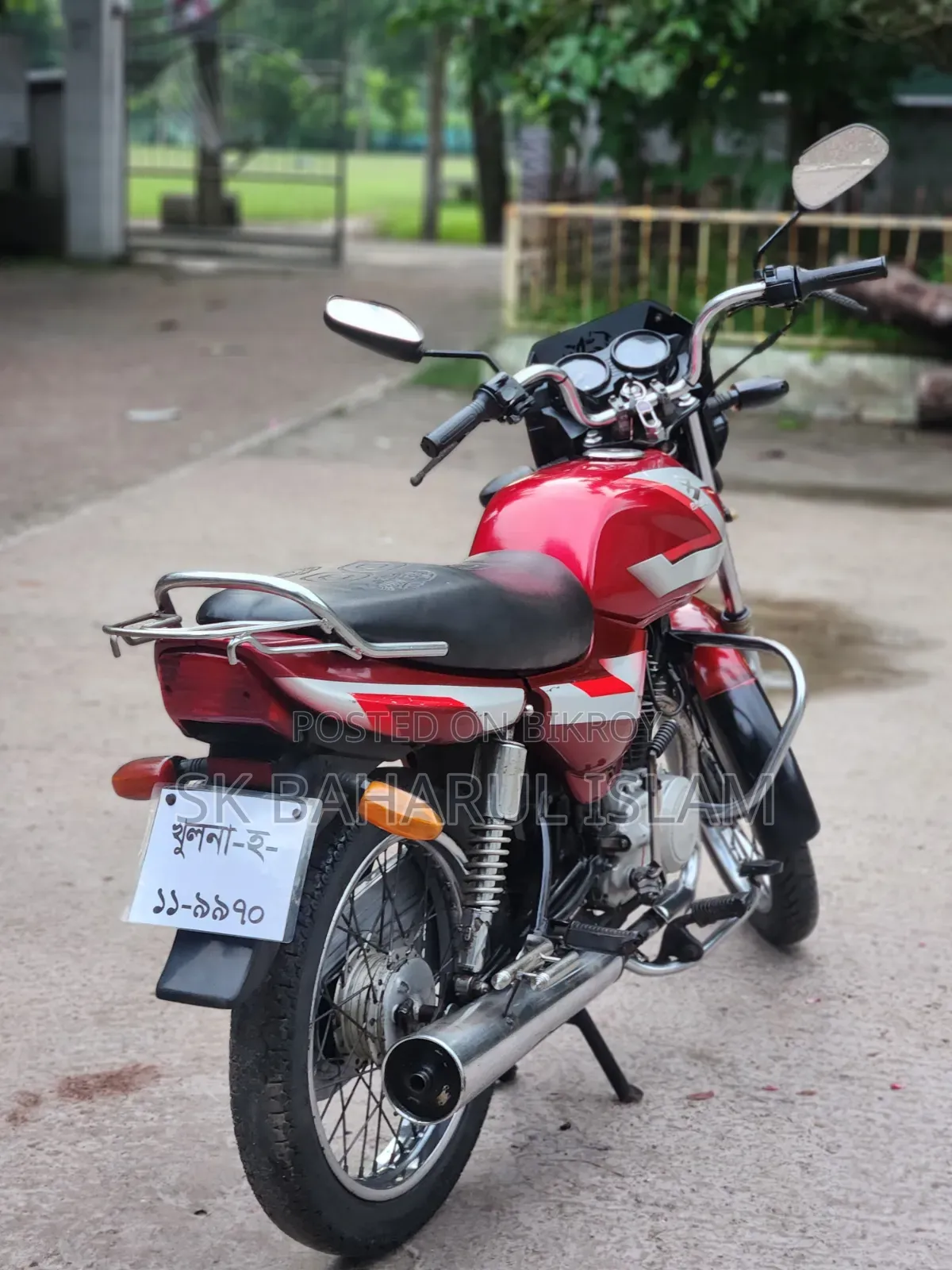 Bajaj CT 100 2015 Red