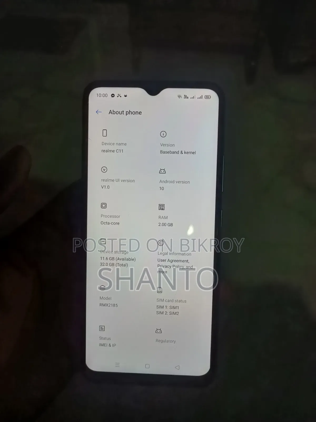 Realme C11 32 GB Green
