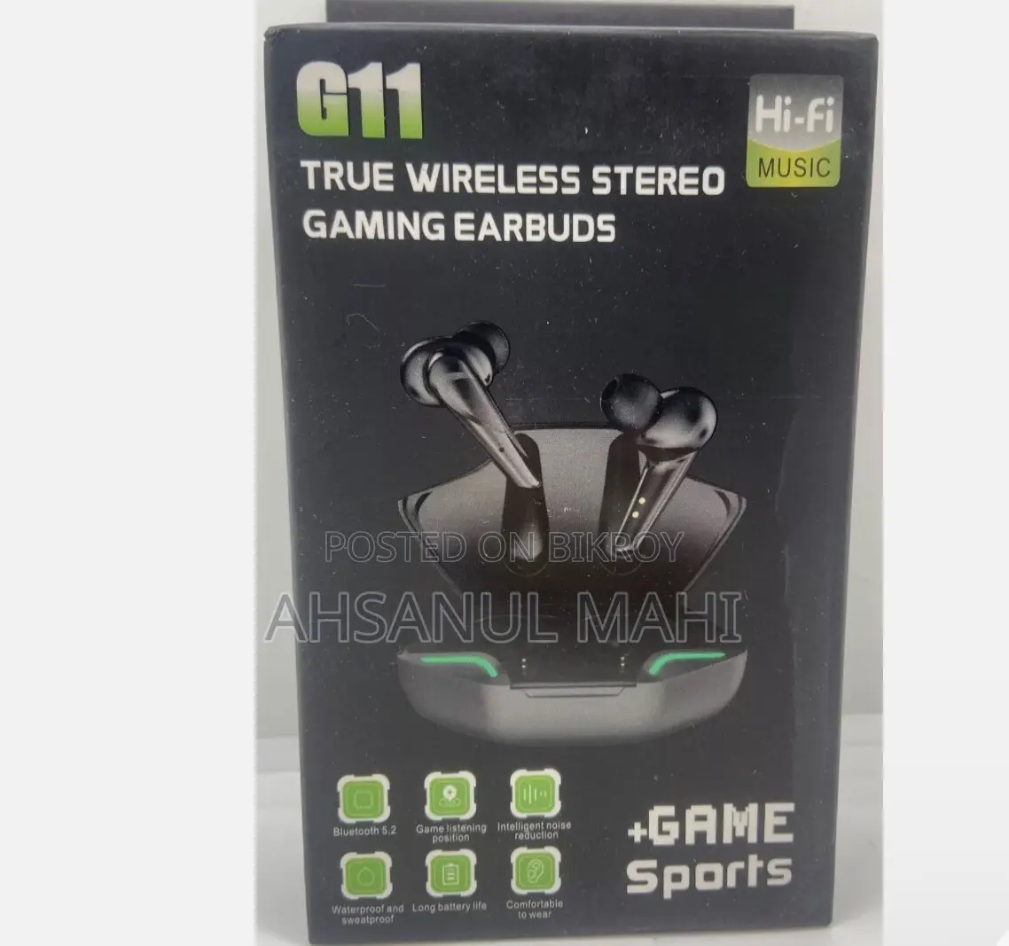 G11 Wireless Gaming Airbuds (Brand New Sealed Pack)