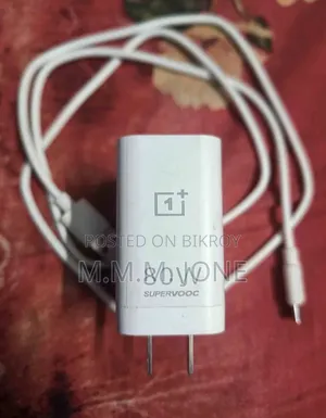 OnePlus 80W SuperVOOC Charger With Red Type-C Cable (2 Chargers)