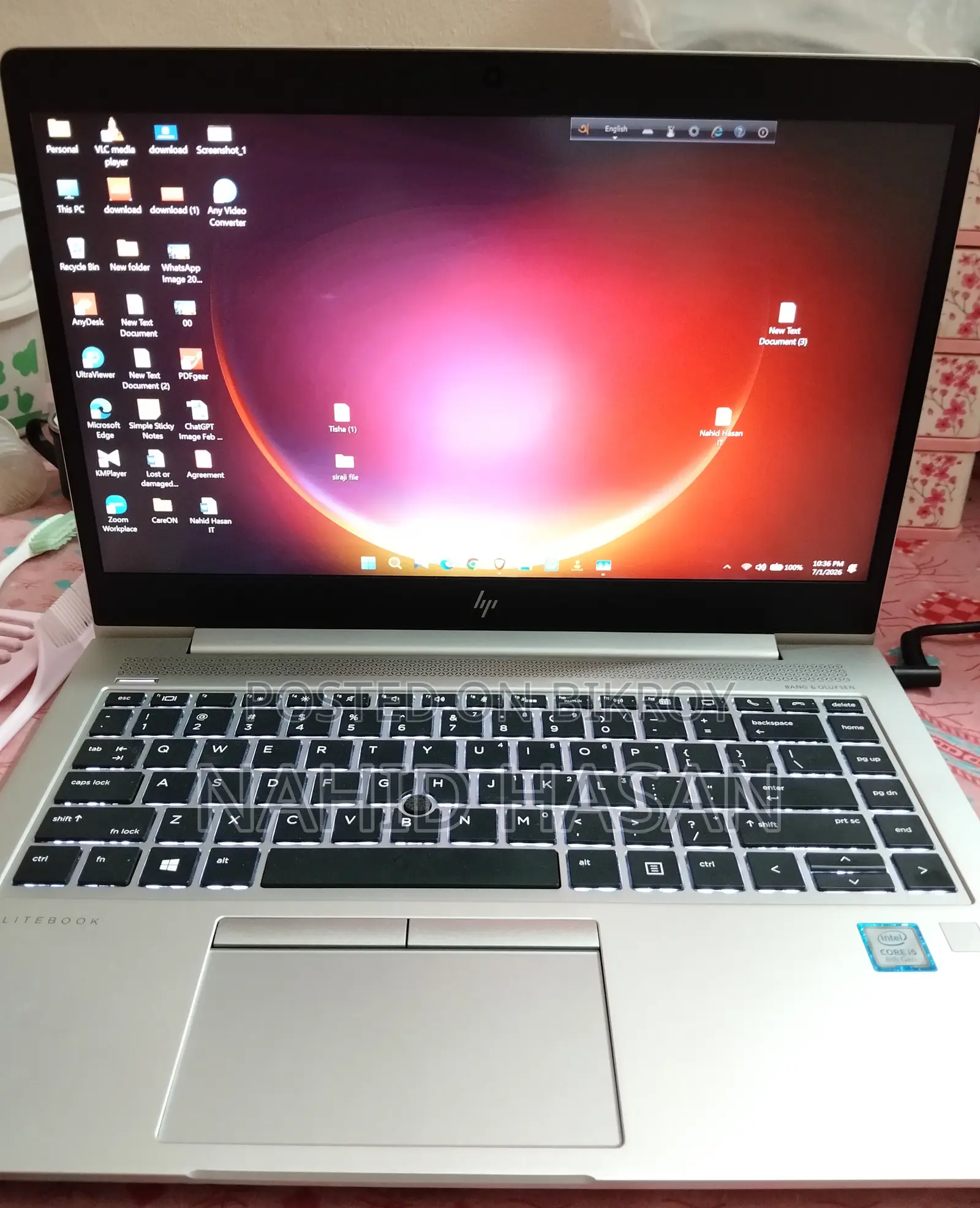 Laptop HP EliteBook 840 G6 16GB Intel Core I5 SSD 256GB