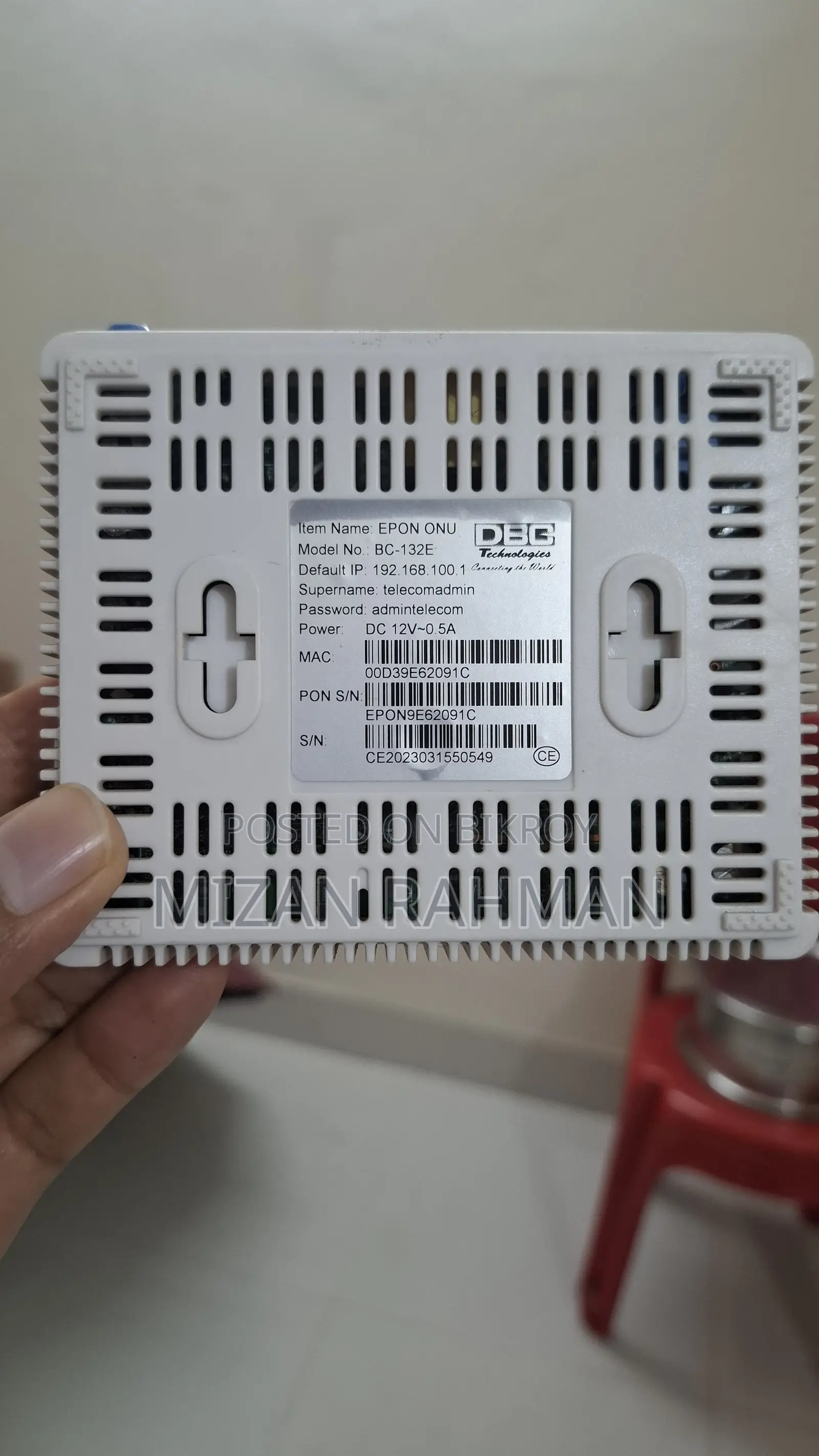 DBC 1 Port Onu