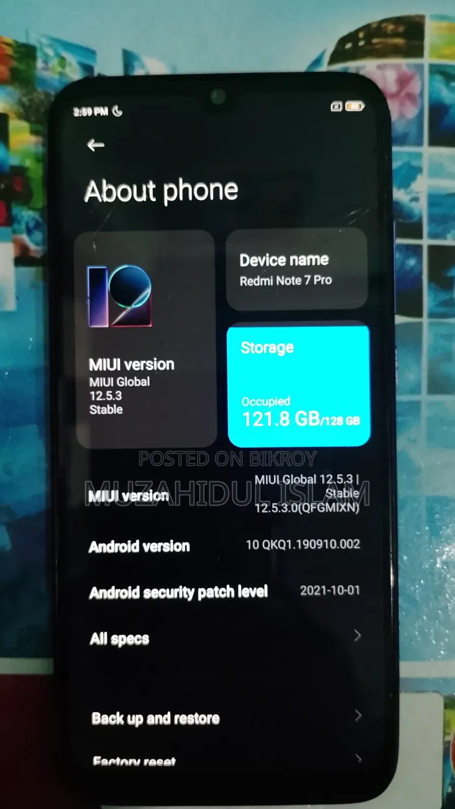 Xiaomi Redmi Note 7 Pro 128 GB Blue