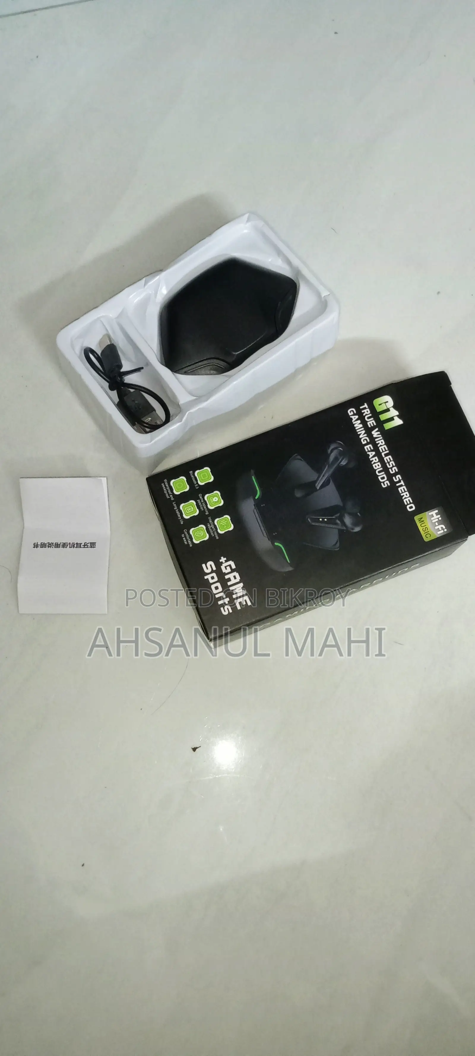 G11 Wireless Gaming Airbuds (Brand New Sealed Pack)