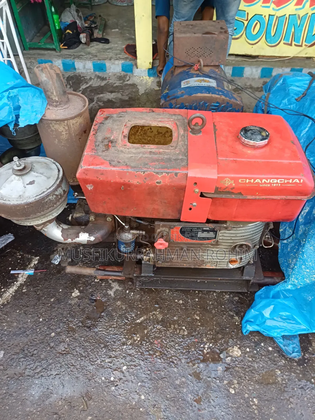 L32 Changchai engine with 20kW Kajli original copper dynamo attached