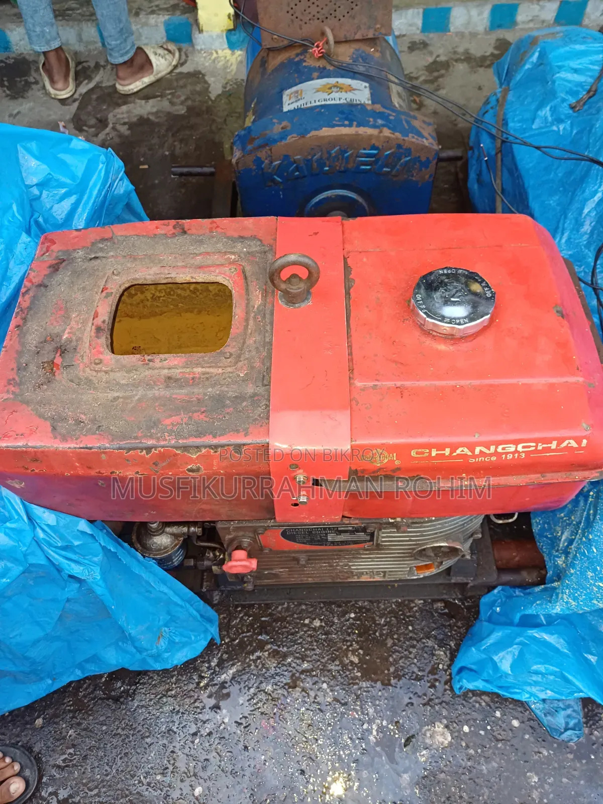 L32 Changchai engine with 20kW Kajli original copper dynamo attached