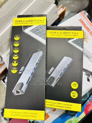 Type-c To Hdtv 8 In 1 Is A Multiport Adapter That Expands
