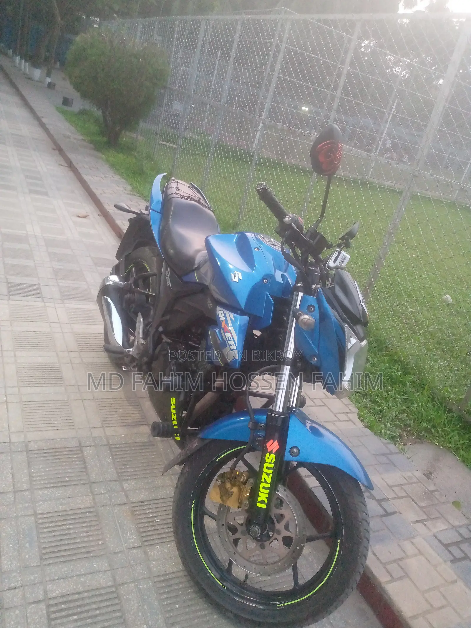 Suzuki Gixxer Monotone 2024 Blue