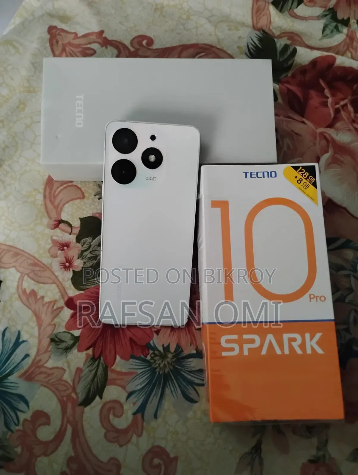 Tecno Spark 10 Pro 128 GB White