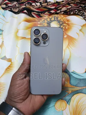 অ্যাপল আইফোন ১৫ প্রো ম্যাক্স ২৫৬ জিবি সিলভার