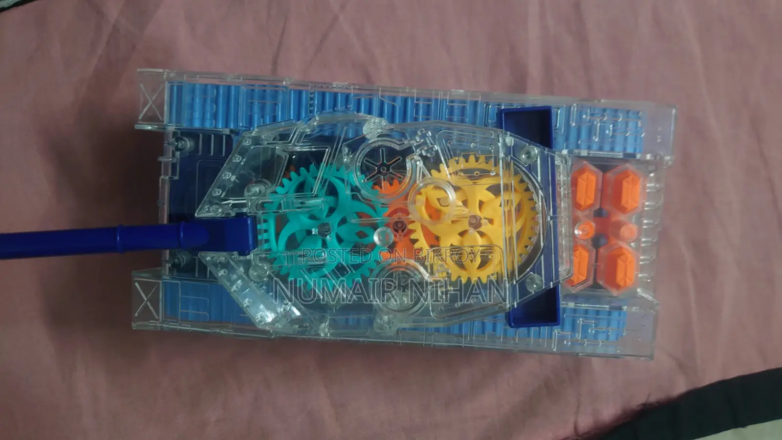 Transparent Army Toy Tank