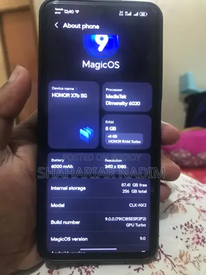 Honor X7b 5G 256 GB Black