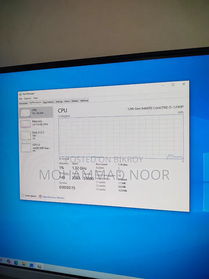 Desktop Computer 16GB Intel Core i5 SSD 256GB