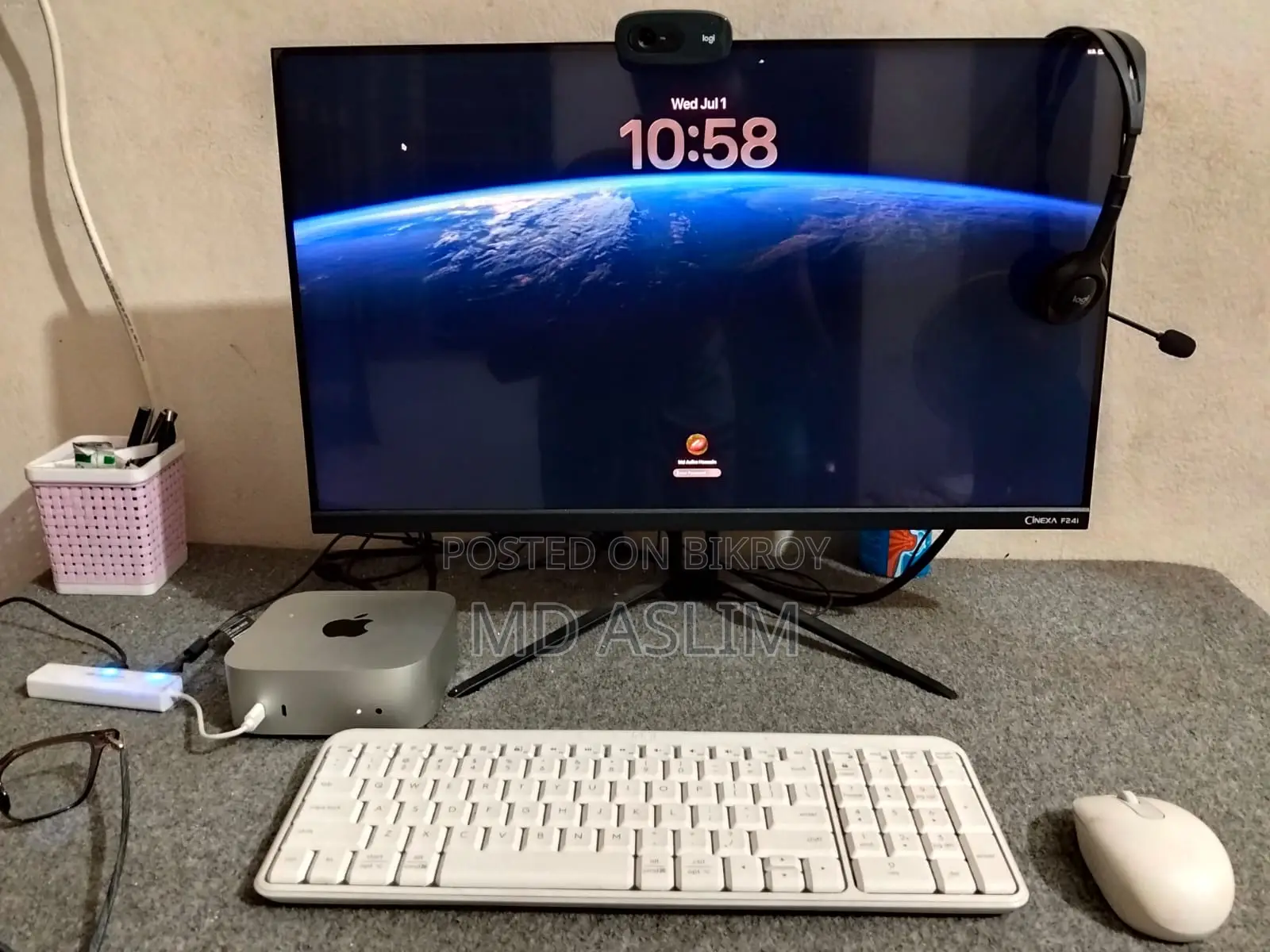 Desktop Computer Apple Mac Mini M4 16GB Apple M4 SSD 256GB