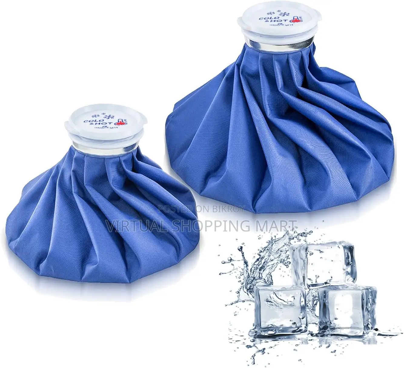 RBC Premium Reusable Ice Bag for Pain Relief Cold Therapy